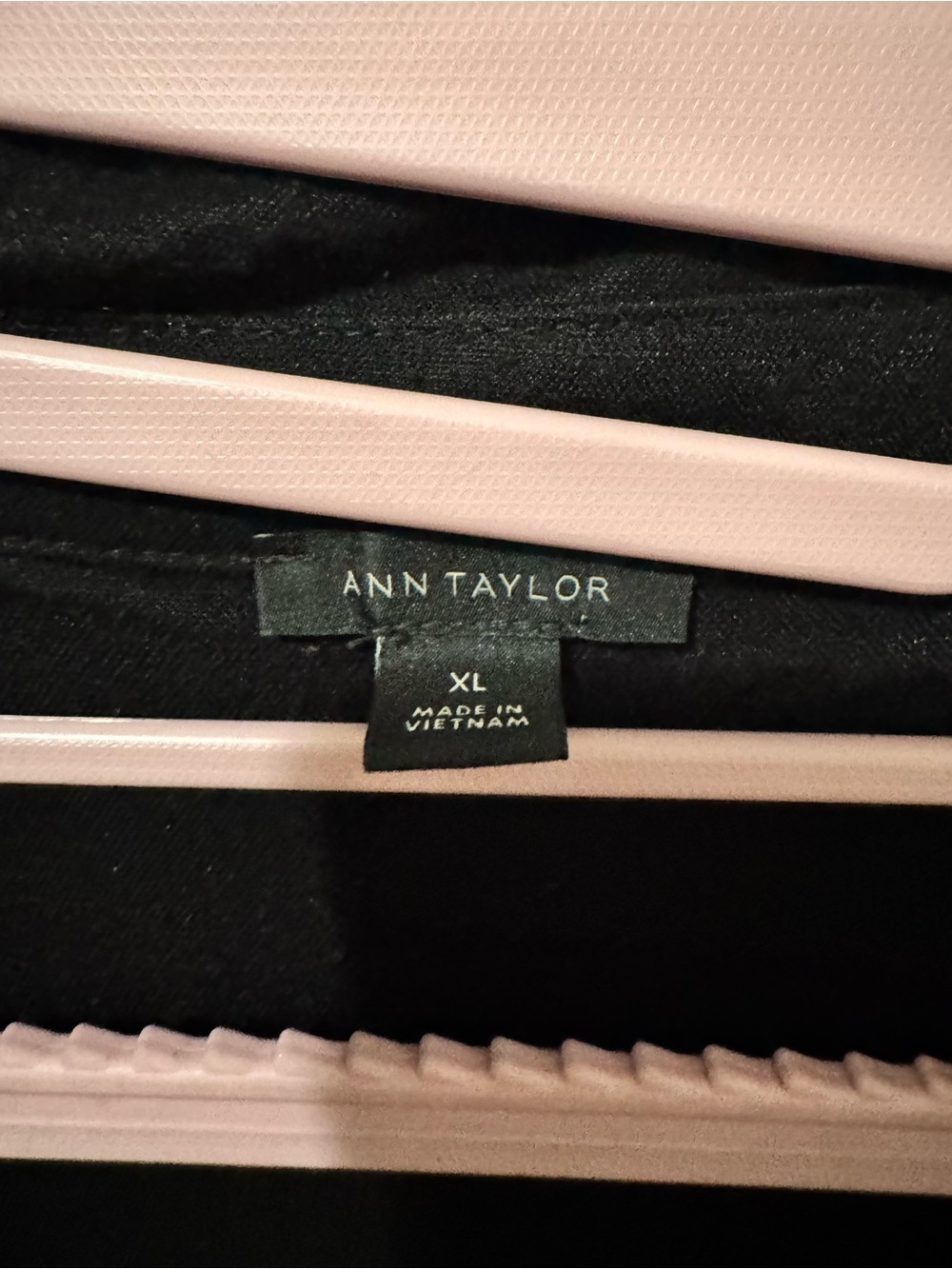 Ann Taylor Black Casual Button-Down Shirt Dress - Picture 4 of 4